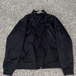 Men’s Calvin Klein XL Black Bomber Full Zip Jacket